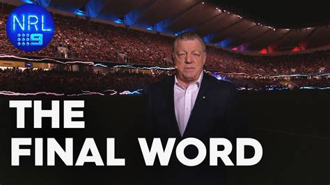 Phil Gould with the final word before Origin 1 .
